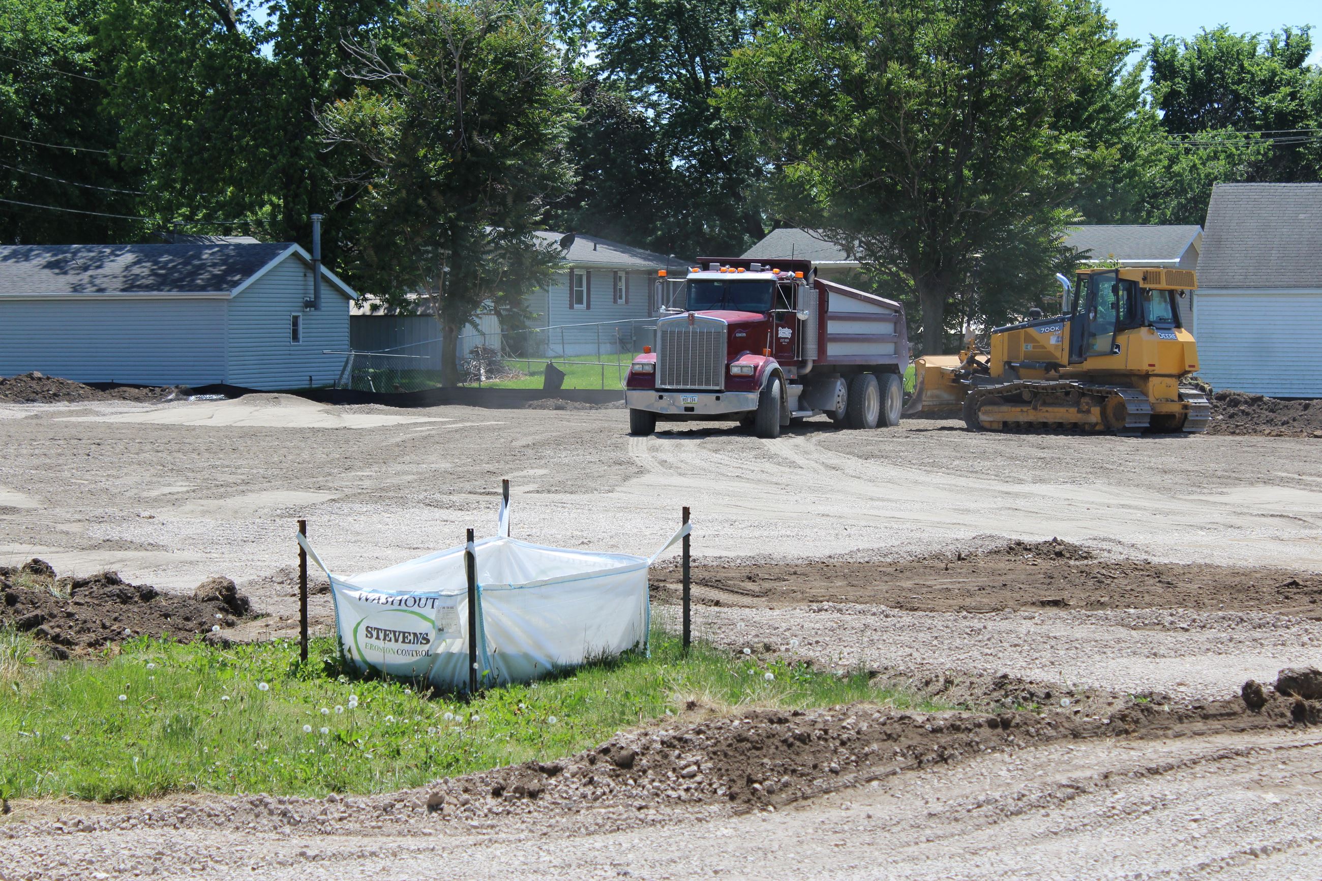 Taylor Park progress on preparing parking area (JPG)